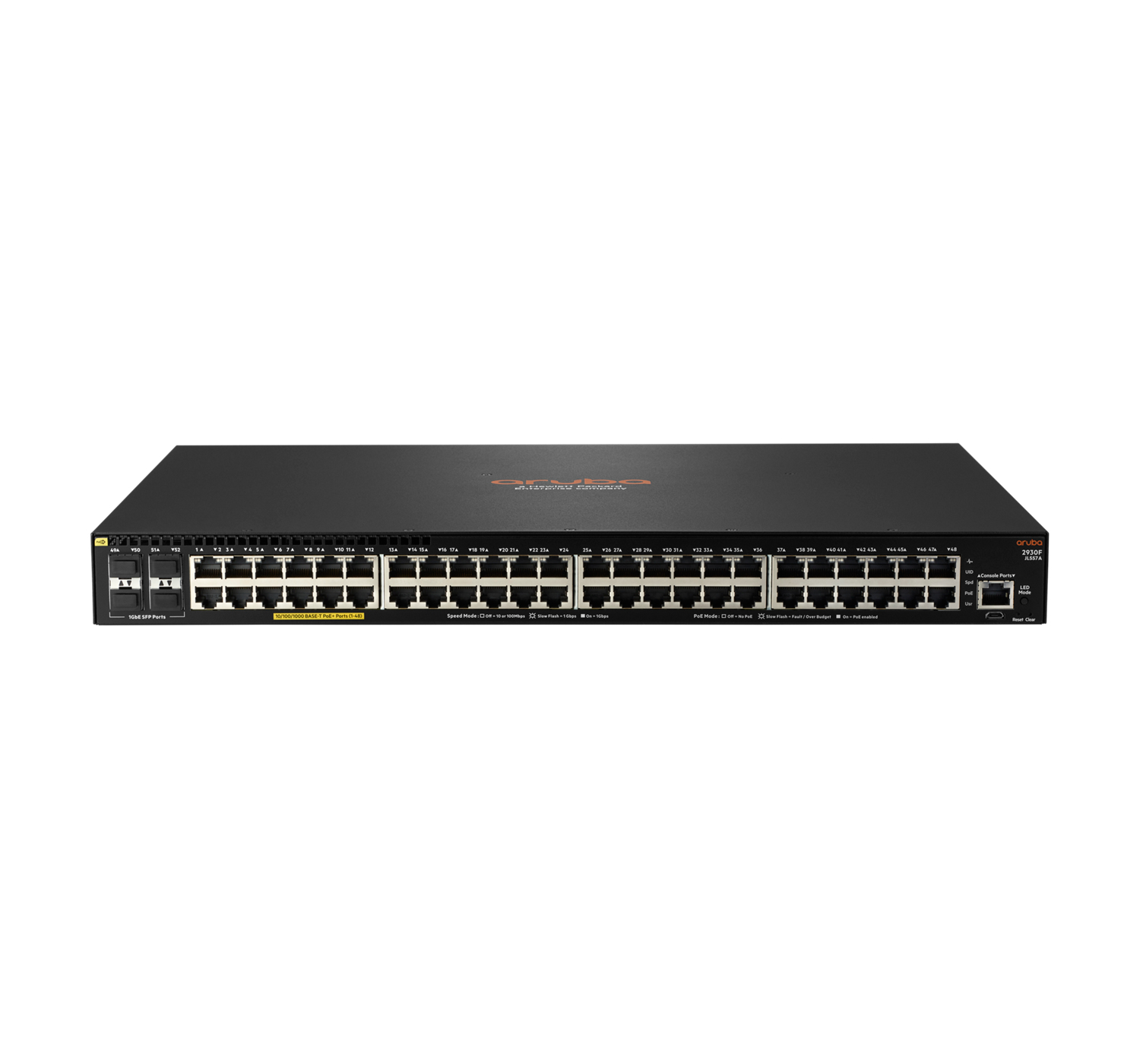 HPE Aruba 2930F 48 Ports + 4SFP 740W