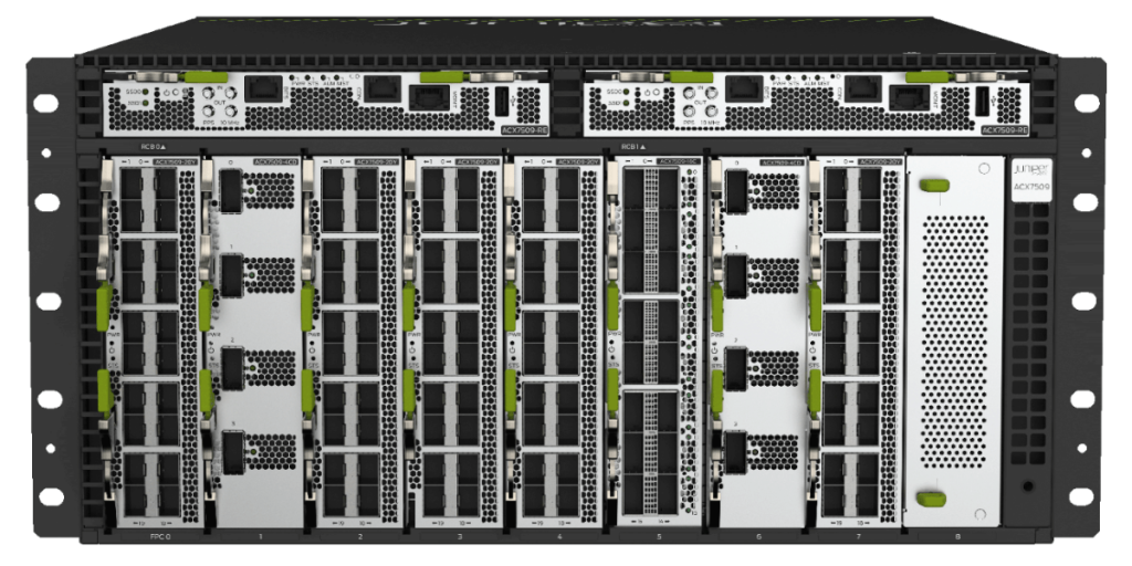 A Juniper ACX7509 model designed for enterprises and data centres.